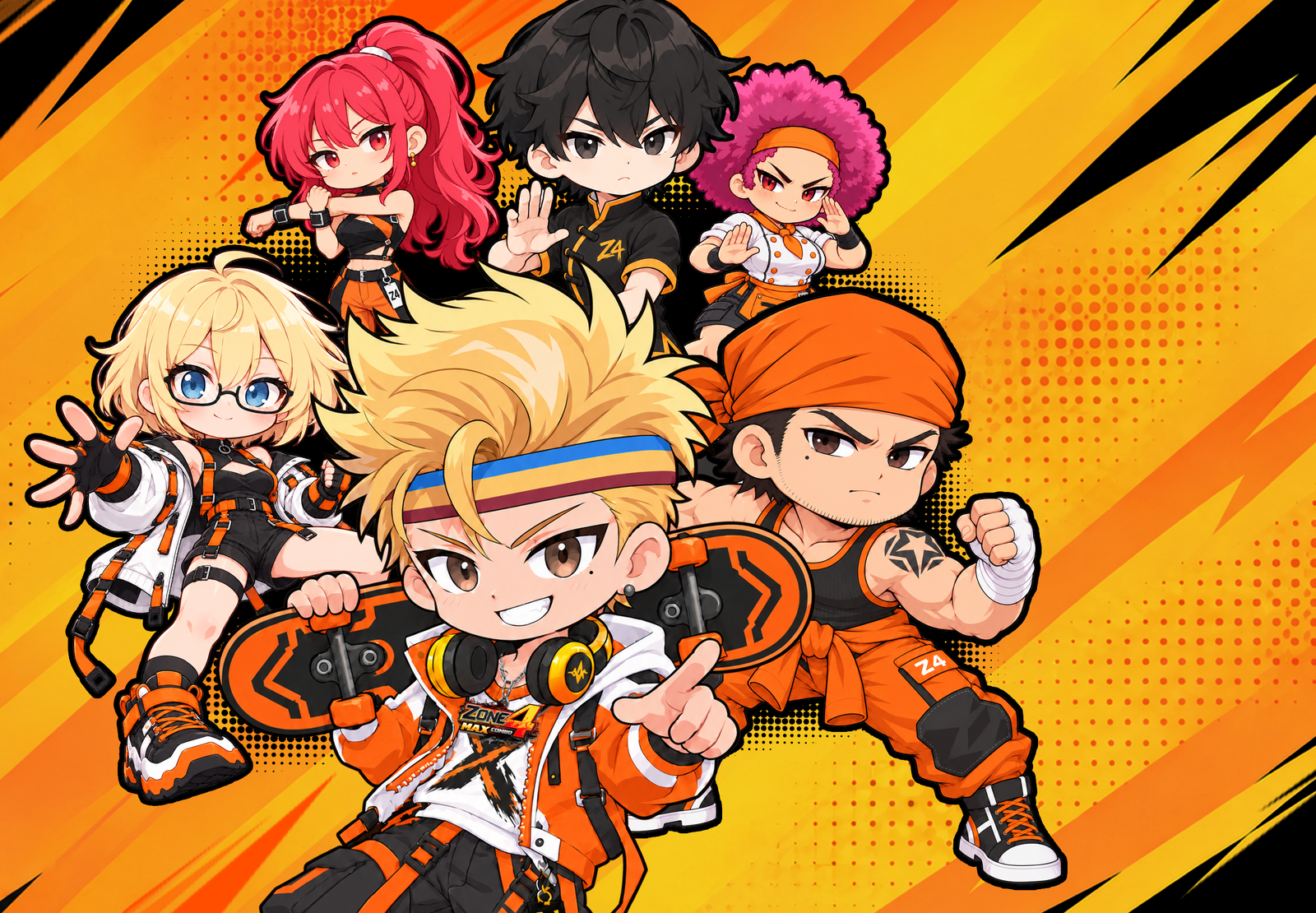 Zone4 Max Combo fighters